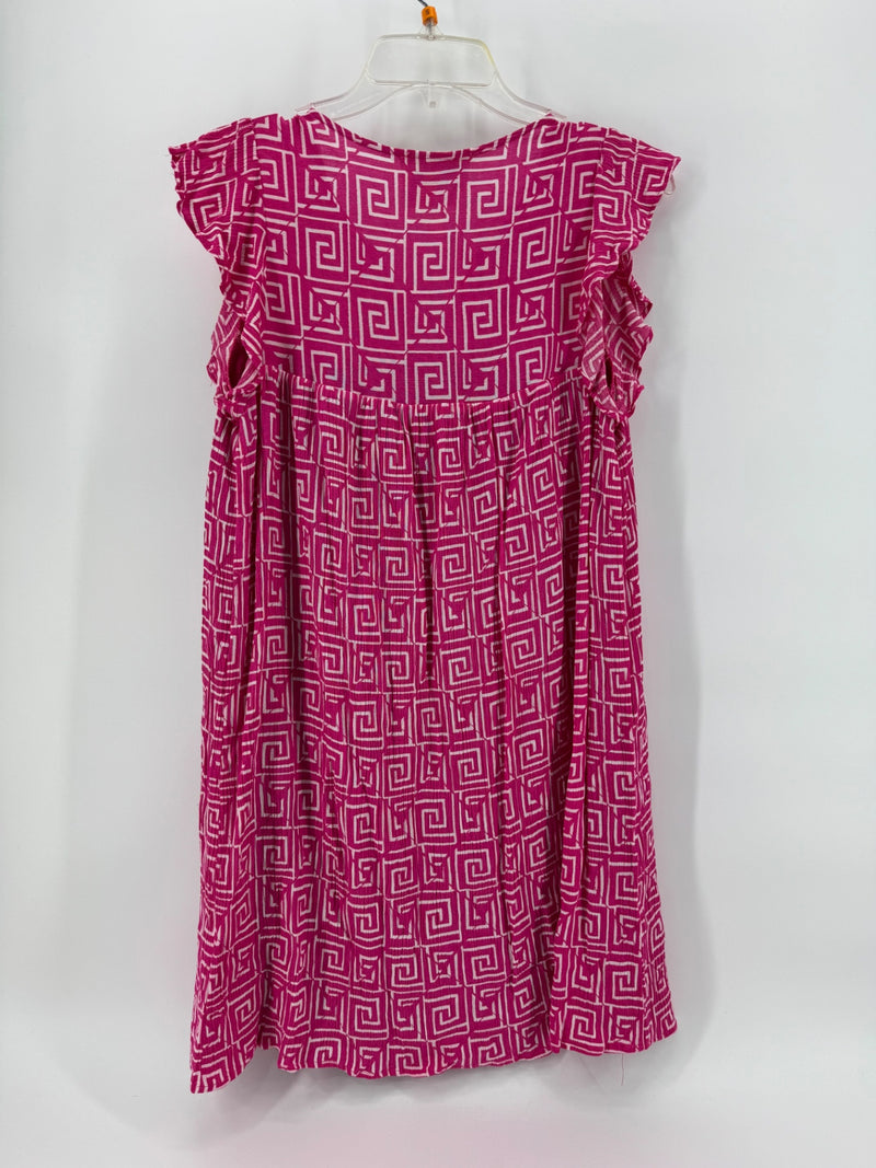 Savanna Jane Pink Embroidered Dress