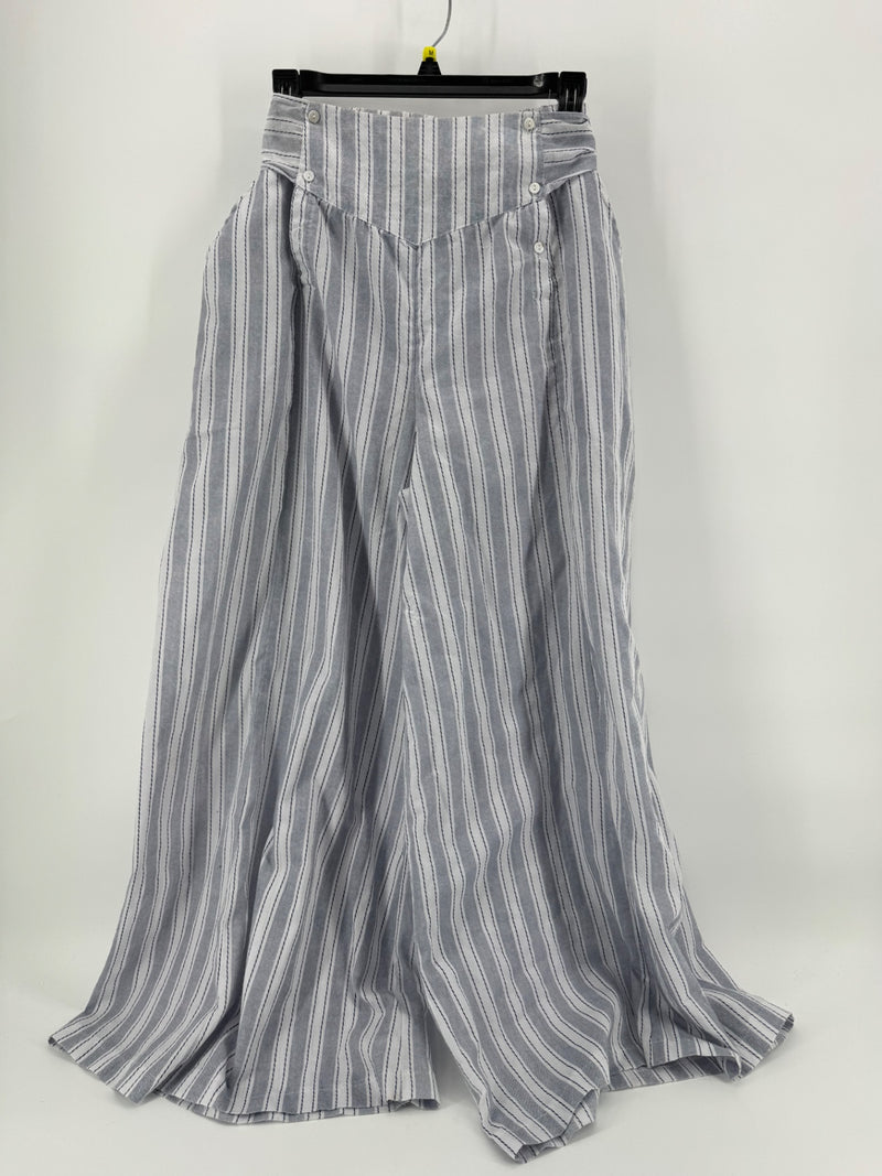 Jaase Blue Striped Pants