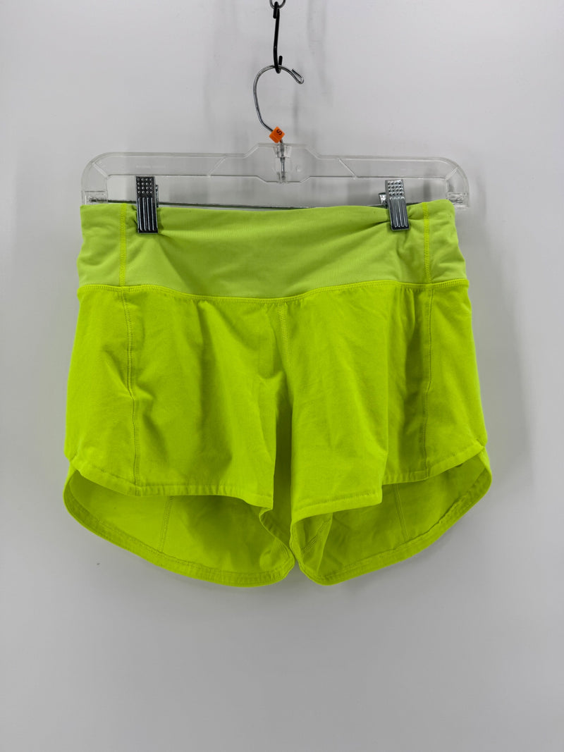 Lululemon Neon Yellow Athletic Shorts