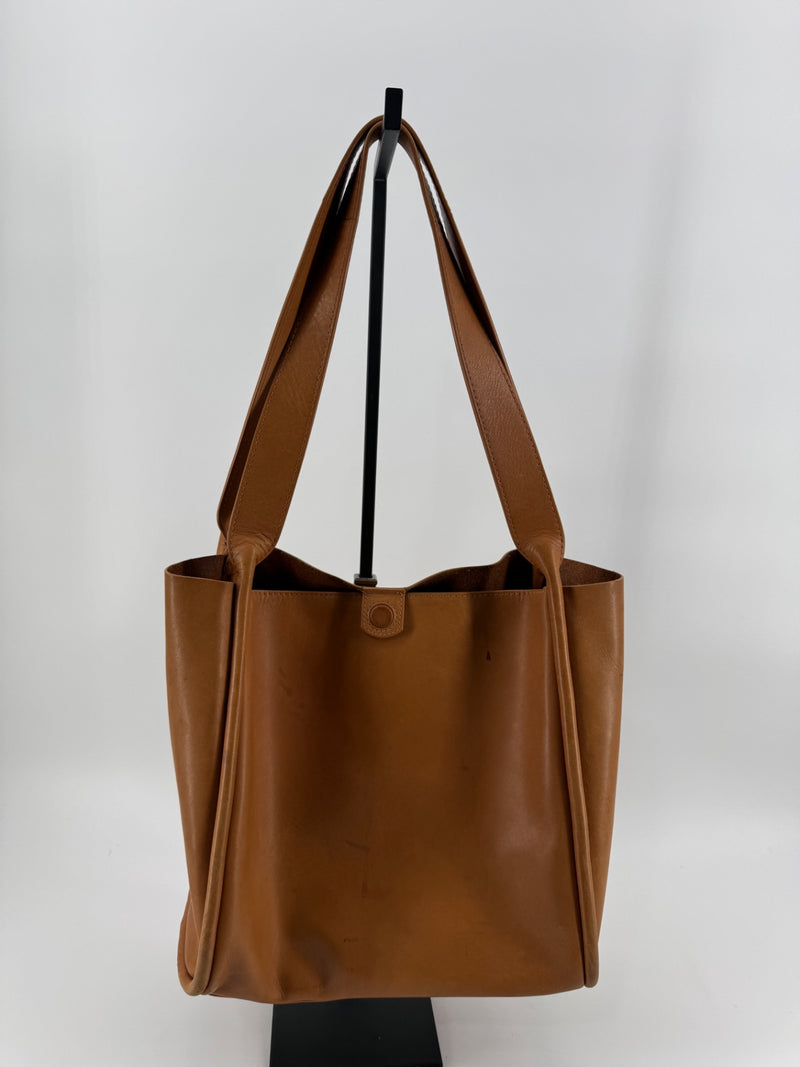 Okagen Brown Leather Tote