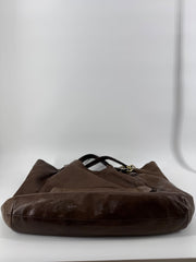 Coach Kristin Brown Leather Tote Shoulder Bag