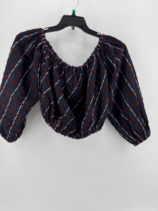 Merlette Black Crop Blouse