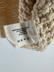 Lemaire Cream Knitted Crop Tank