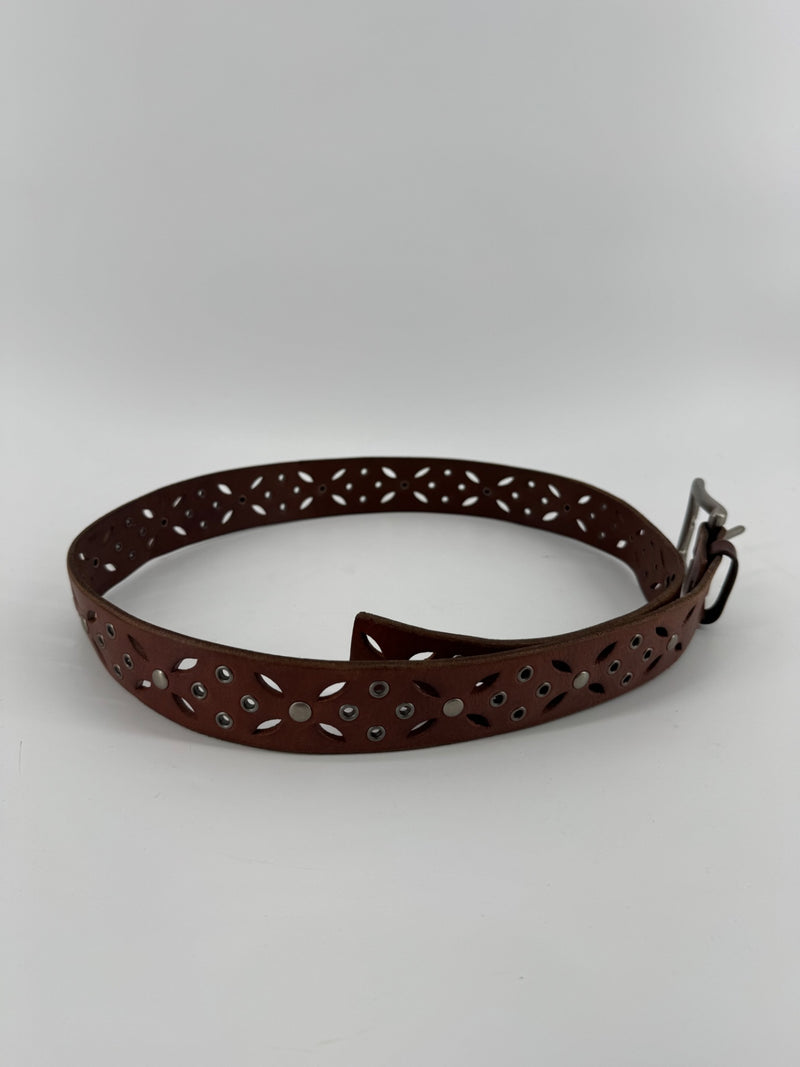 Fossil Brown Leather Belt
