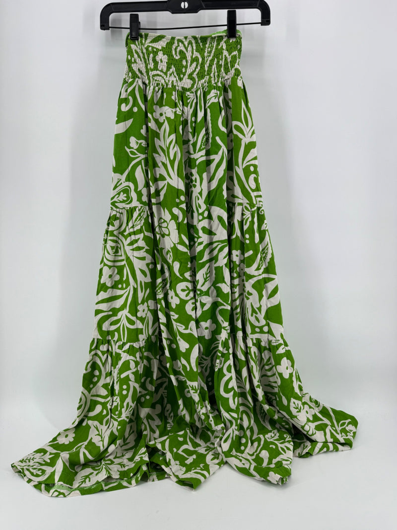 YFVE Green/White Floral Skirt
