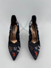 Ted Baker Navy Floral/Butterfly Point Heels