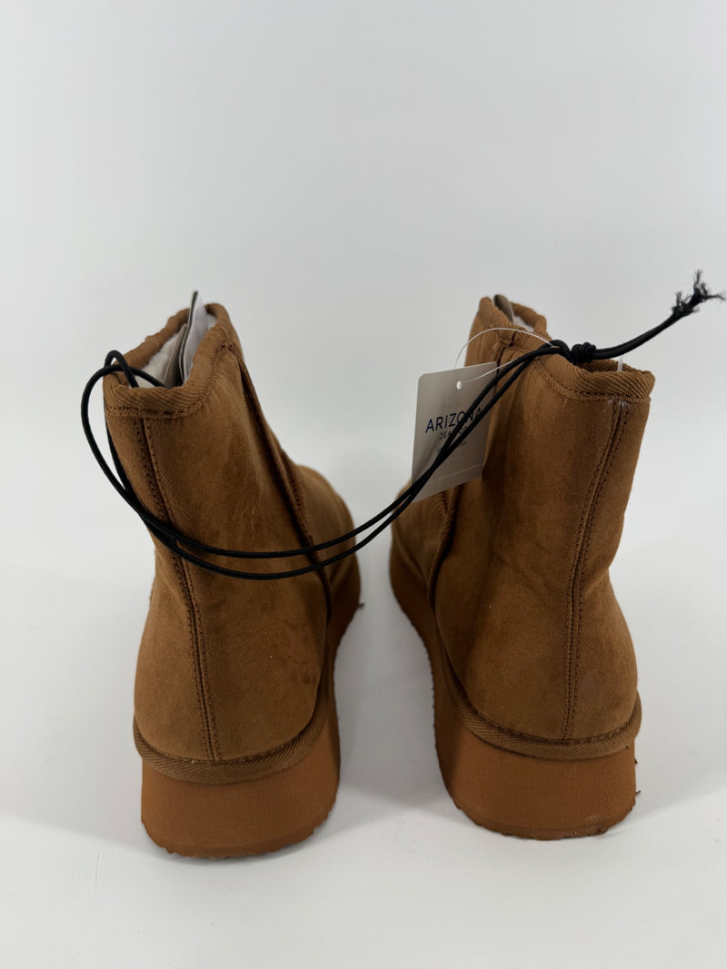 Arizona Jean Co. Brown Fur Ankle Boots