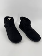 Arizona Jean Co Black Fur Ankle Boots