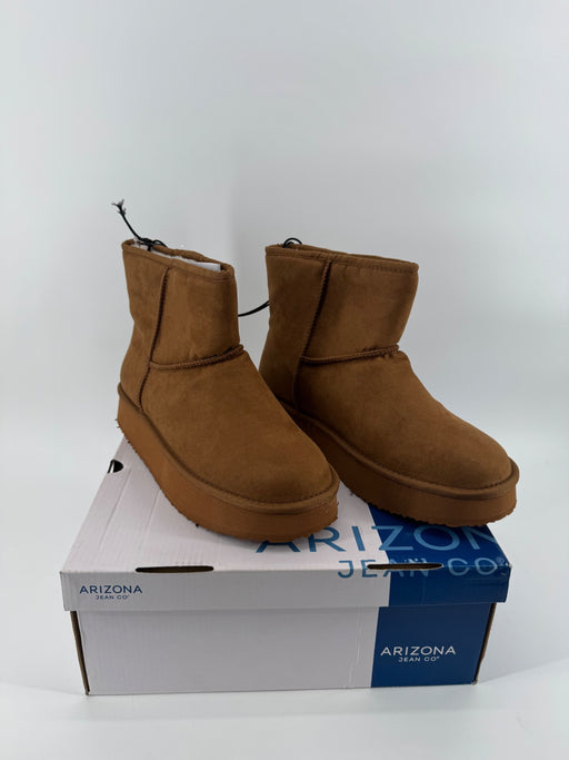 Arizona Jean Co. Brown Fur Ankle Boots