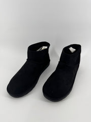 Arizona Jean Co Black Fur Ankle Boots