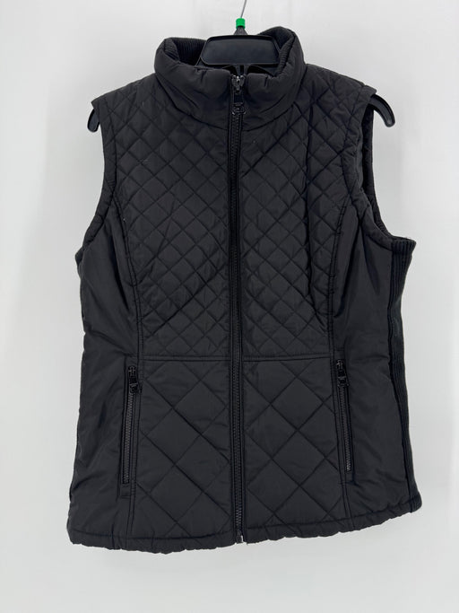 Andrew Marc Black Quilted Vest