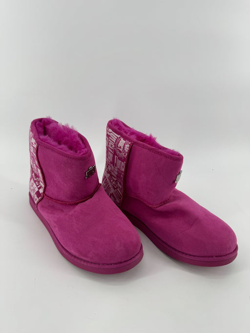 Juicy Couture Pink Fur Lined Ankle Boots