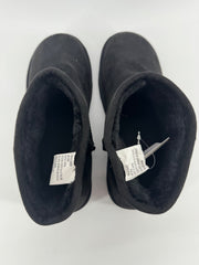 Arizona Jean Co Black Fur Ankle Boots