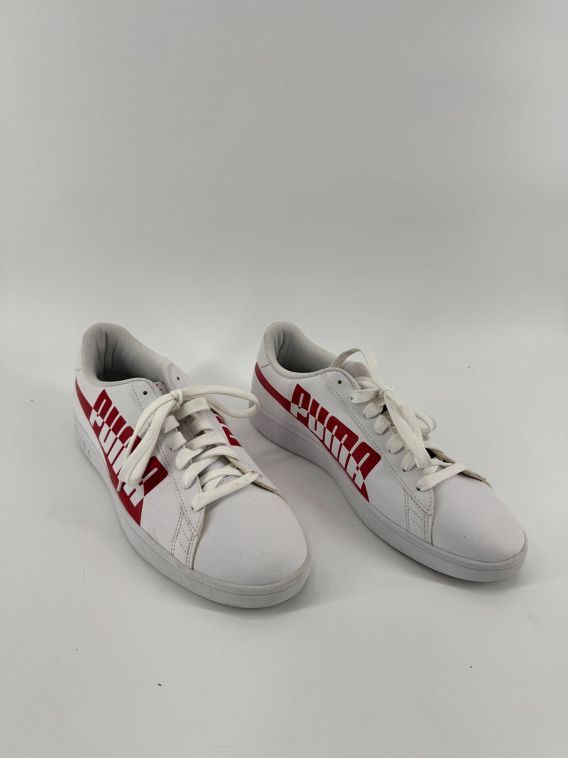 Puma White/Red Sneakers