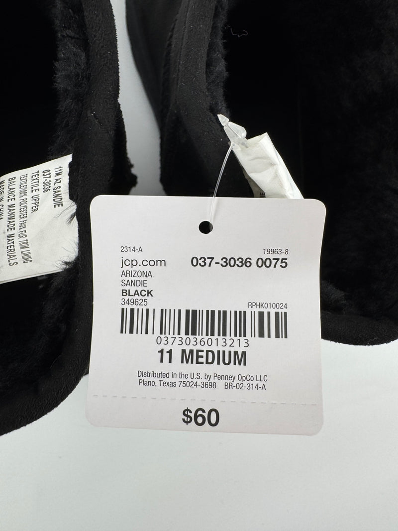 Arizona Jean Co Black Fur Ankle Boots