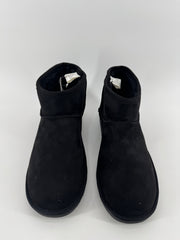 Arizona Jean Co Black Fur Ankle Boots
