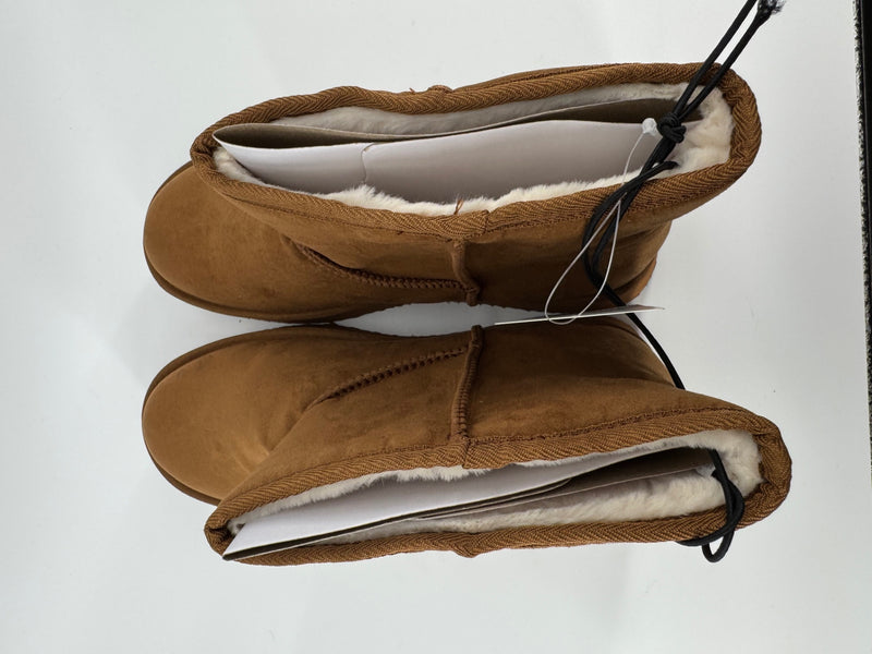 Arizona Jean Co. Brown Fur Ankle Boots