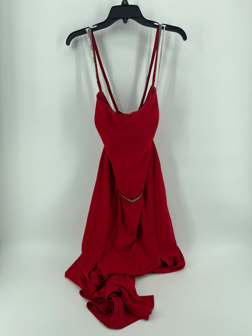 Night Way Apparel Red Evening Gown