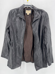 Worthington Black Leather Lambskin Jacket