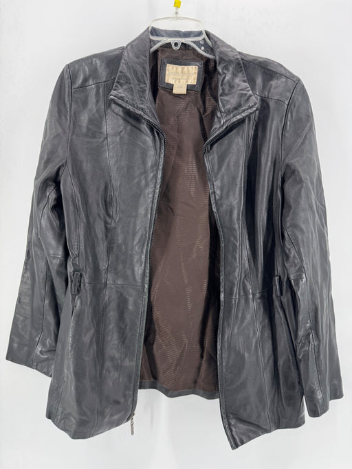 Worthington Black Leather Lambskin Jacket