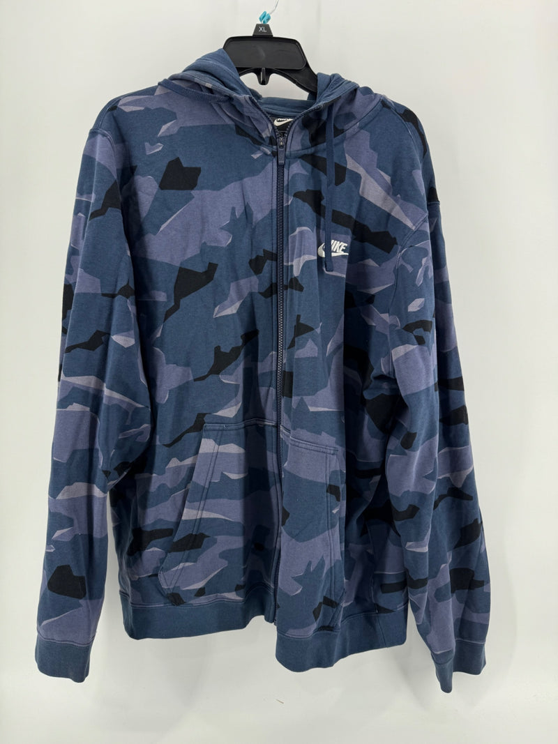 Nike Blue Camo Sweater