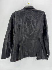 Worthington Black Leather Lambskin Jacket