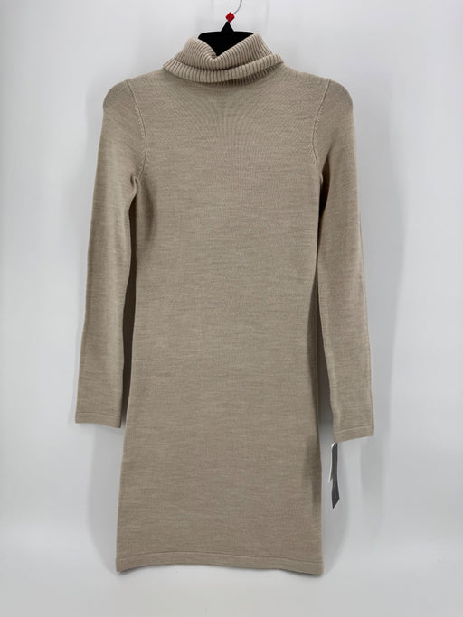 French Connection Beige Knit Dress