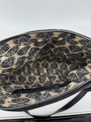 Ed Hardy Studded Skull Floral Tote