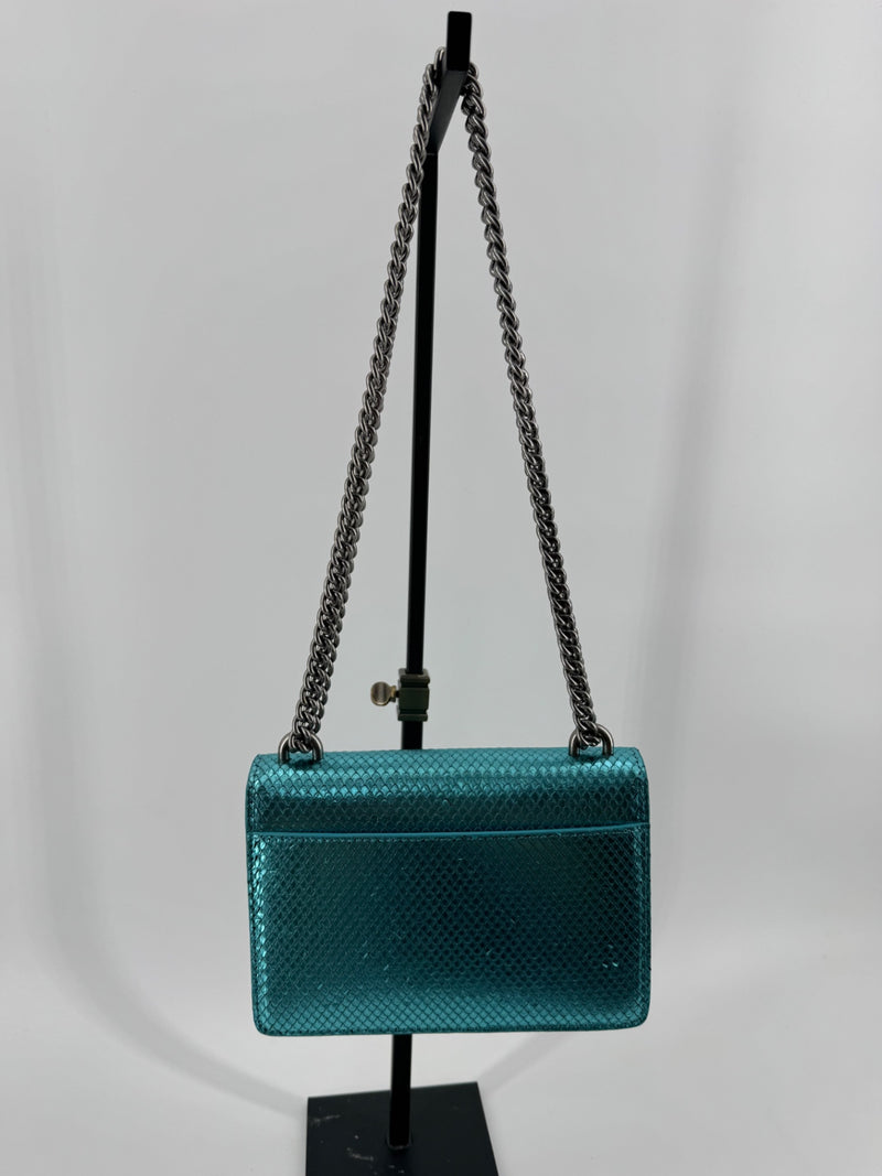 Kurt Geiger Aqua Scale Shoreditch Crossbody