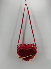 Betsey Johnson Red Heart Devil Crossbody