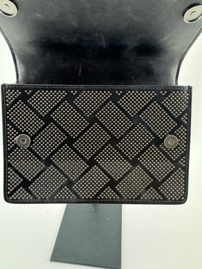 Kurt Geiger Black Studded Shoreditch Crossbody Purse