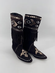 Paradox by Zalo Brown Fringe Moccasins