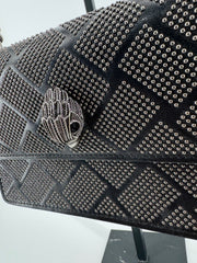 Kurt Geiger Black Studded Shoreditch Crossbody Purse