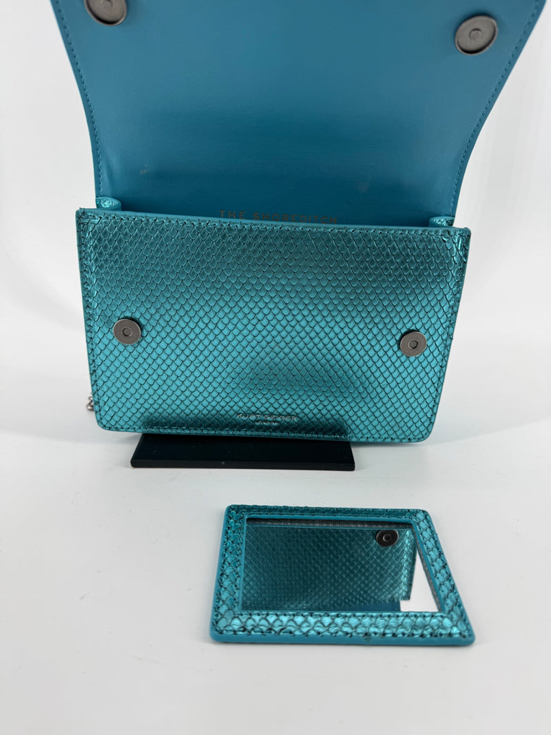 Kurt Geiger Aqua Scale Shoreditch Crossbody