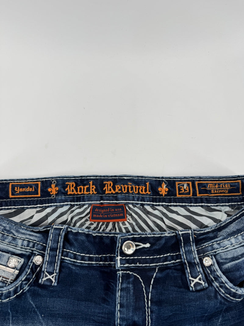 Rock Revival Yandel Skinny Midrise Jeans