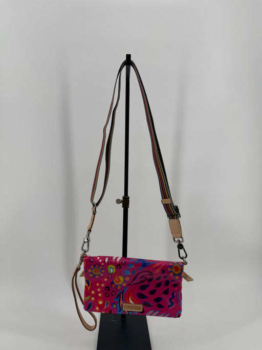 Consuela Pink Multicolor Print Adjustable Crossbody