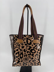 Consuela Leopard Print Tote