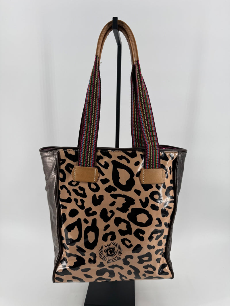 Consuela Leopard Print Tote