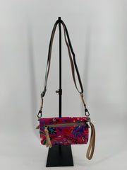 Consuela Pink Multicolor Print Adjustable Crossbody