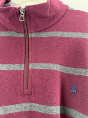 Polo Ralph Lauren Striped Maroon Pullover