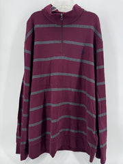 Polo Ralph Lauren Striped Maroon Pullover