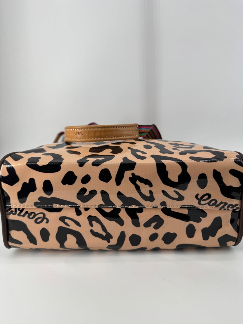 Consuela Leopard Print Tote