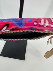 Consuela Pink Multicolor Print Adjustable Crossbody