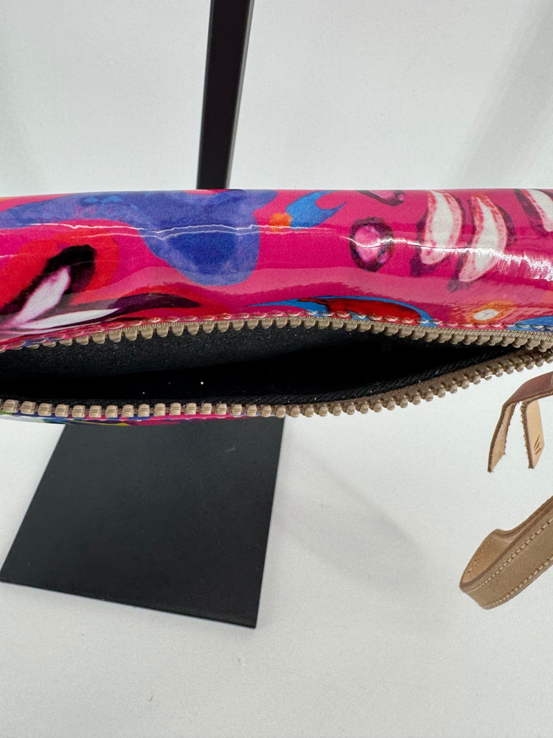 Consuela Pink Multicolor Print Adjustable Crossbody