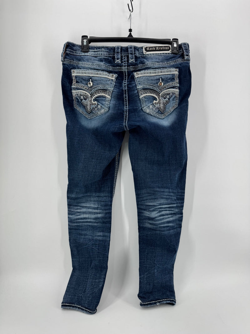 Rock Revival Yandel Skinny Midrise Jeans