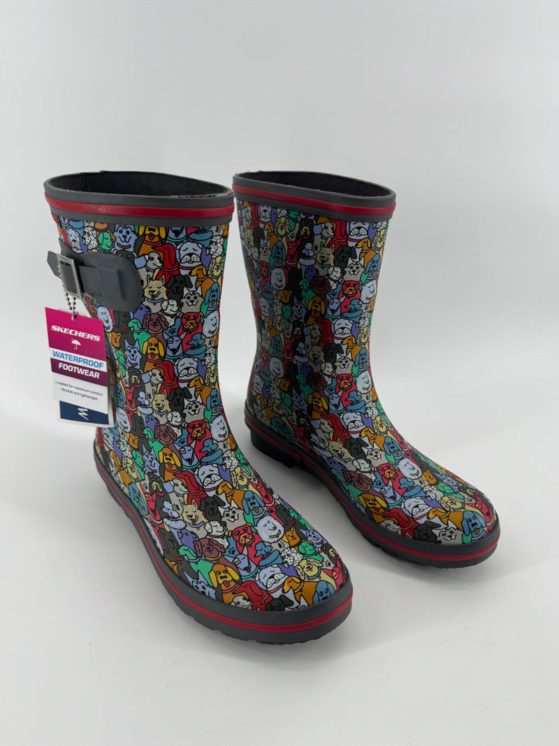 Skechers Multicolor Dog Rain Boots