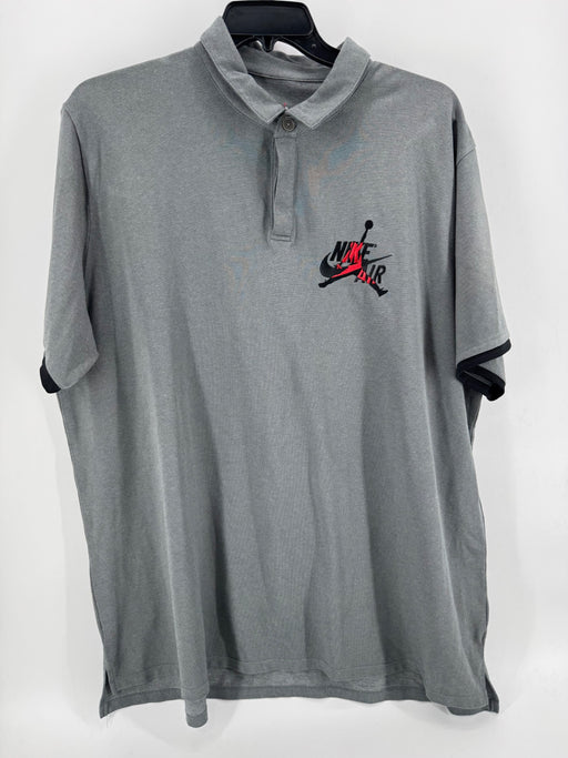 Nike Gray Air Jordan Polo