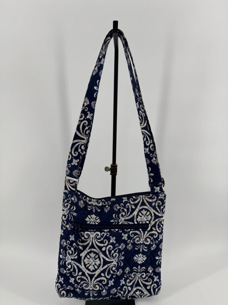 Vera Bradley Blue/White Print Crossbody