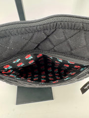 Vera Bradley Black Quilted Crossbody