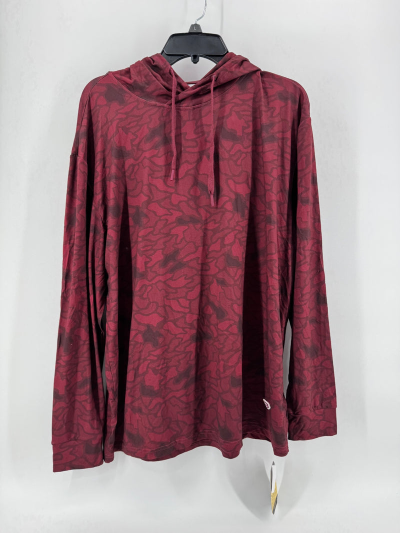 Burlebo Maroon Performance Hoodie